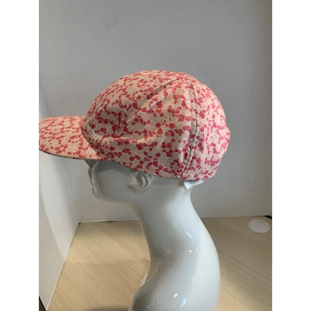 Columbia Hat Youth Girls O/S One Size Pink Floral 100% Nylon Moisture Wick Nylon